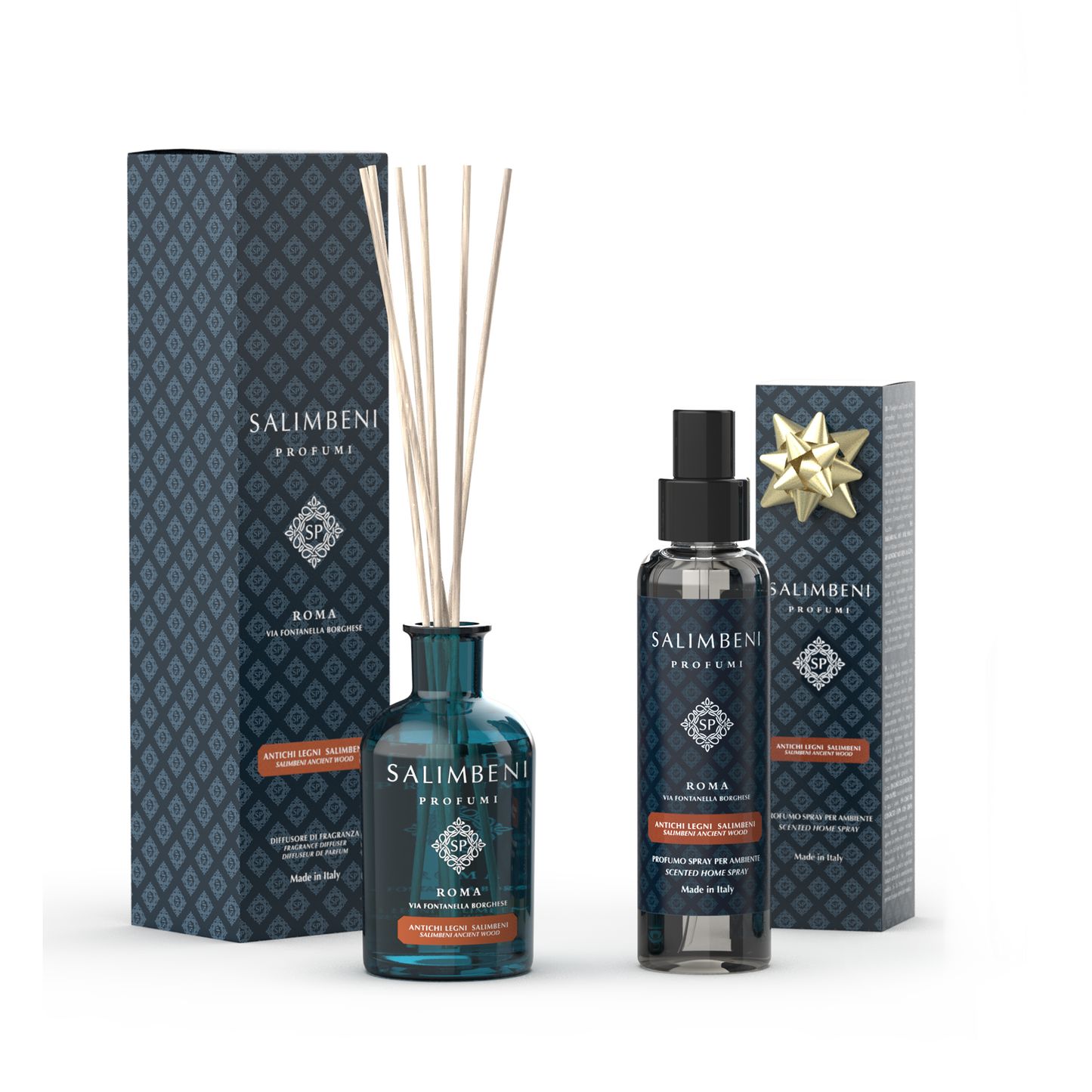 Diffuseur à Bâtonnets 100ml + Vaporisateur d'Intérieur 150ml (FRAGRANCE DE VOTRE CHOIX) en ESSAI GRATUIT