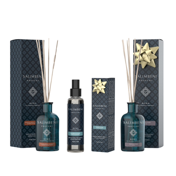 Diffuseur 100ml Bois Anciens Salimbeni + Vaporisateur d'Intérieur Brise Marine 150ml en ESSAI GRATUIT + Diffuseur 100ml Figuier de l'Elbe en ESSAI GRATUIT