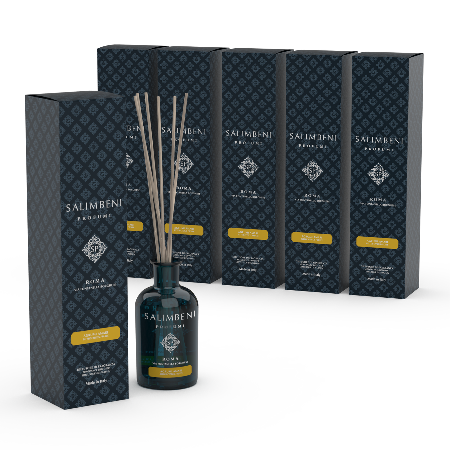 6 Diffuseurs à Bâtonnets de 100 ml (FRAGRANCE DE VOTRE CHOIX)