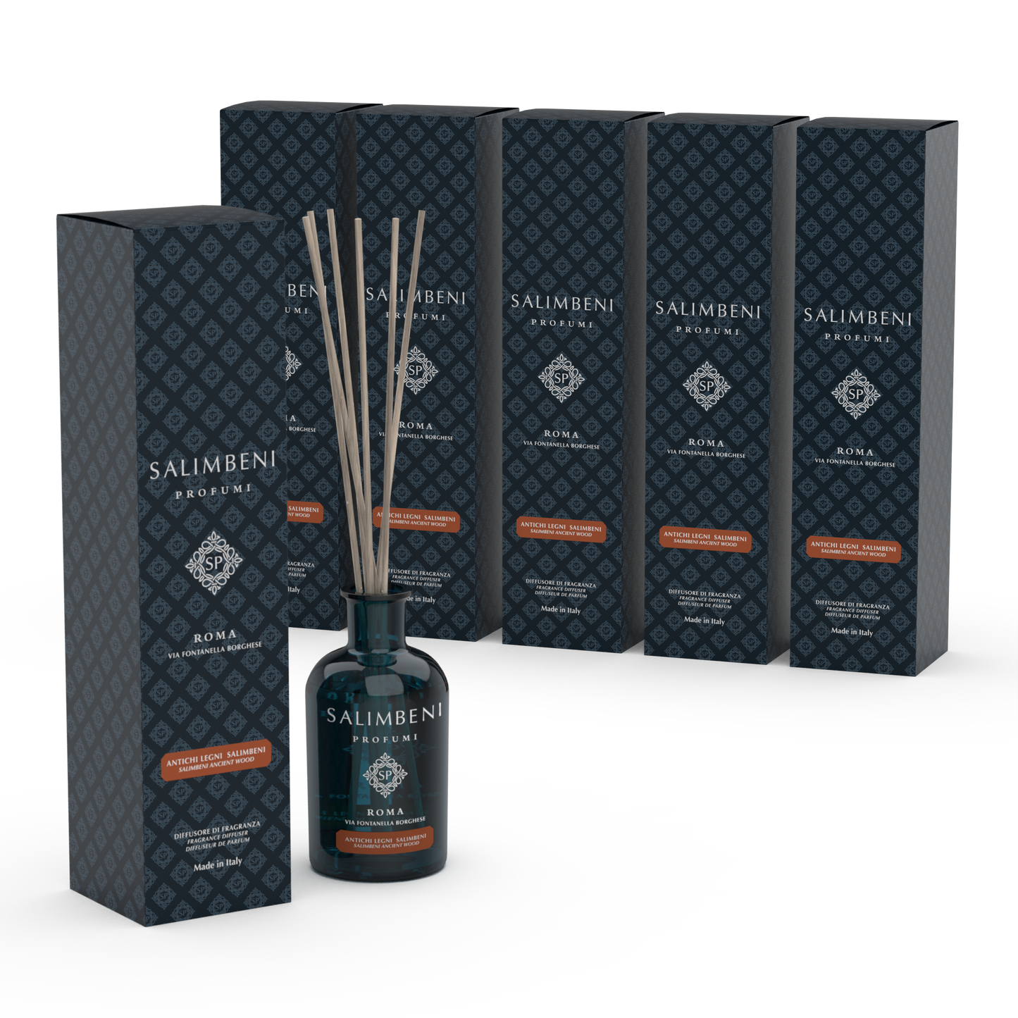 6 Diffuseurs à Bâtonnets de 100 ml (FRAGRANCE DE VOTRE CHOIX)