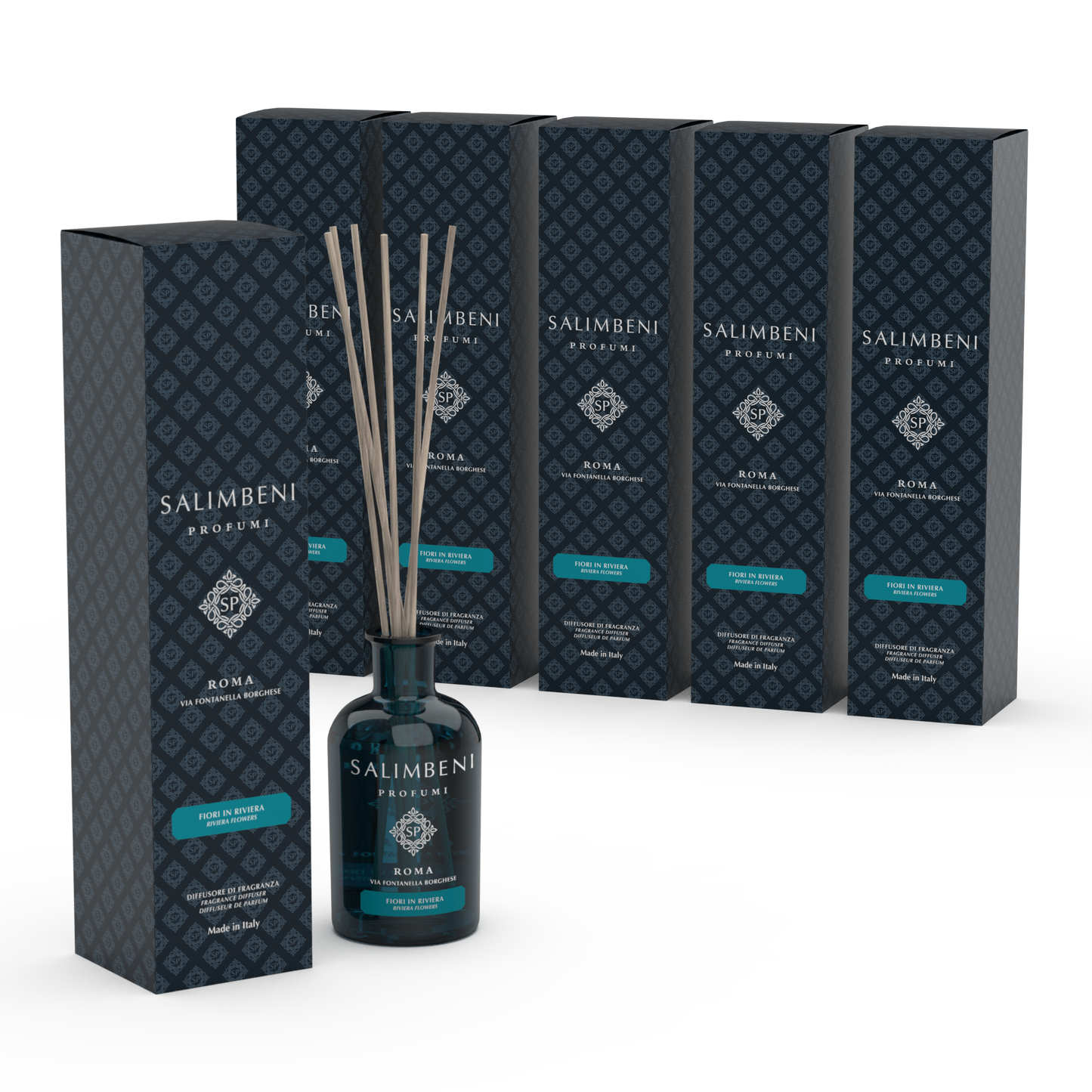 6 Diffuseurs à Bâtonnets de 100 ml (FRAGRANCE DE VOTRE CHOIX)