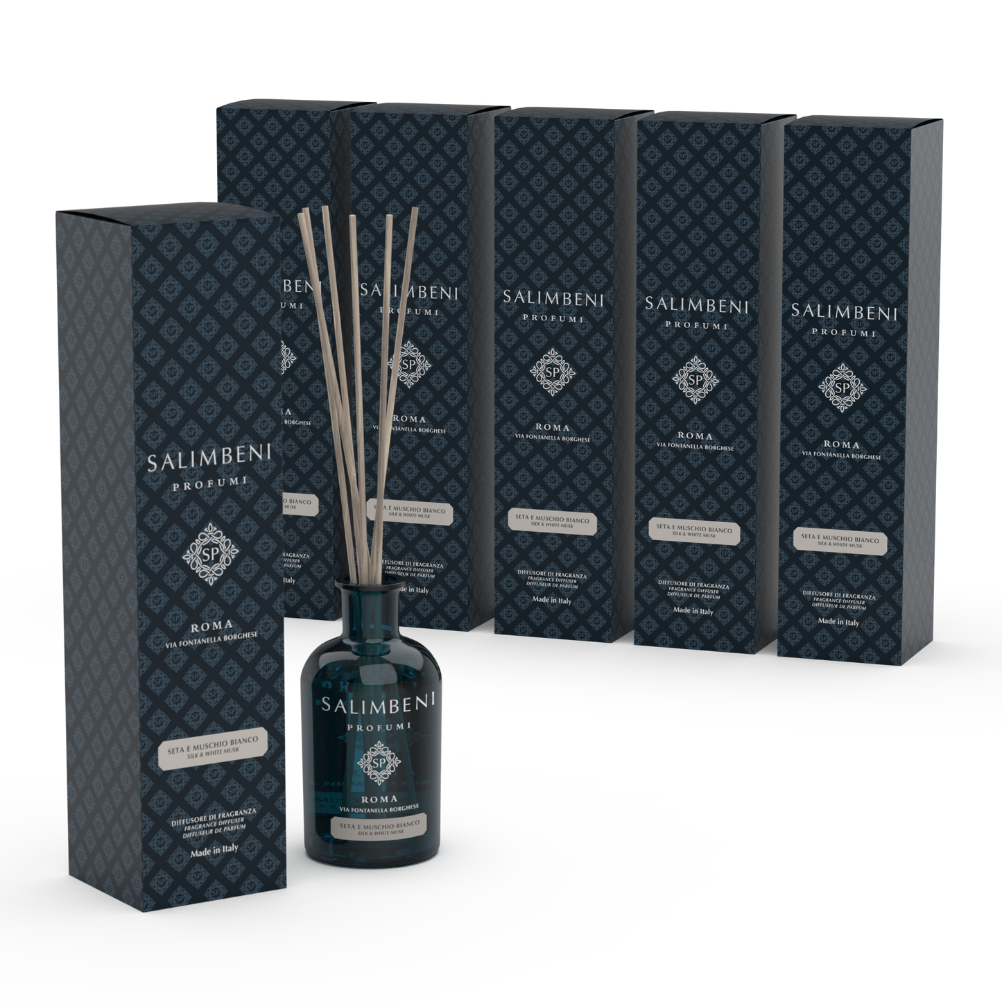 6 Diffuseurs à Bâtonnets de 100 ml (FRAGRANCE DE VOTRE CHOIX)