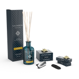 Diffuseur à Bâtonnets 250 ml (FRAGRANCE DE VOTRE CHOIX) + Diffuseur pour Voiture dans le même parfum en ESSAI GRATUIT + 2 recharges pour voiture dans le même parfum en ESSAI GRATUIT