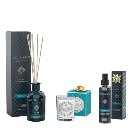 250ml Bloemenrivièra + Bloemenrivièra Geurkaars om GRATIS TE PROBEN + 150ml Huisparfum Spray Bloemenrivièra om GRATIS TE PROBEN