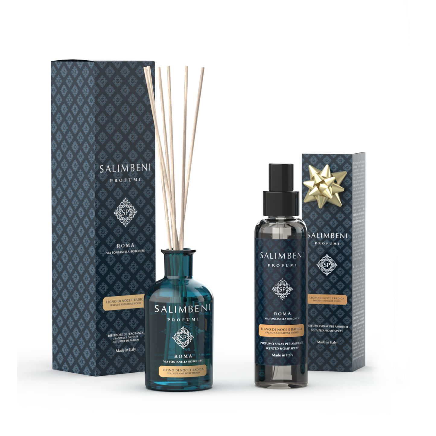 Diffuseur à Bâtonnets 100ml + Vaporisateur d'Intérieur 150ml (FRAGRANCE DE VOTRE CHOIX) en ESSAI GRATUIT