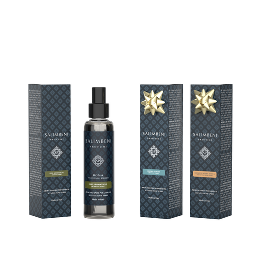 3 Huisparfum Spray 150ml (Aromatische Kruiden + Adem Van de Zee + Notenhout en Bruyère)