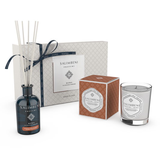 Geurstokjes 100 ml + Geurkaars (GEUR NAAR KEUZE)