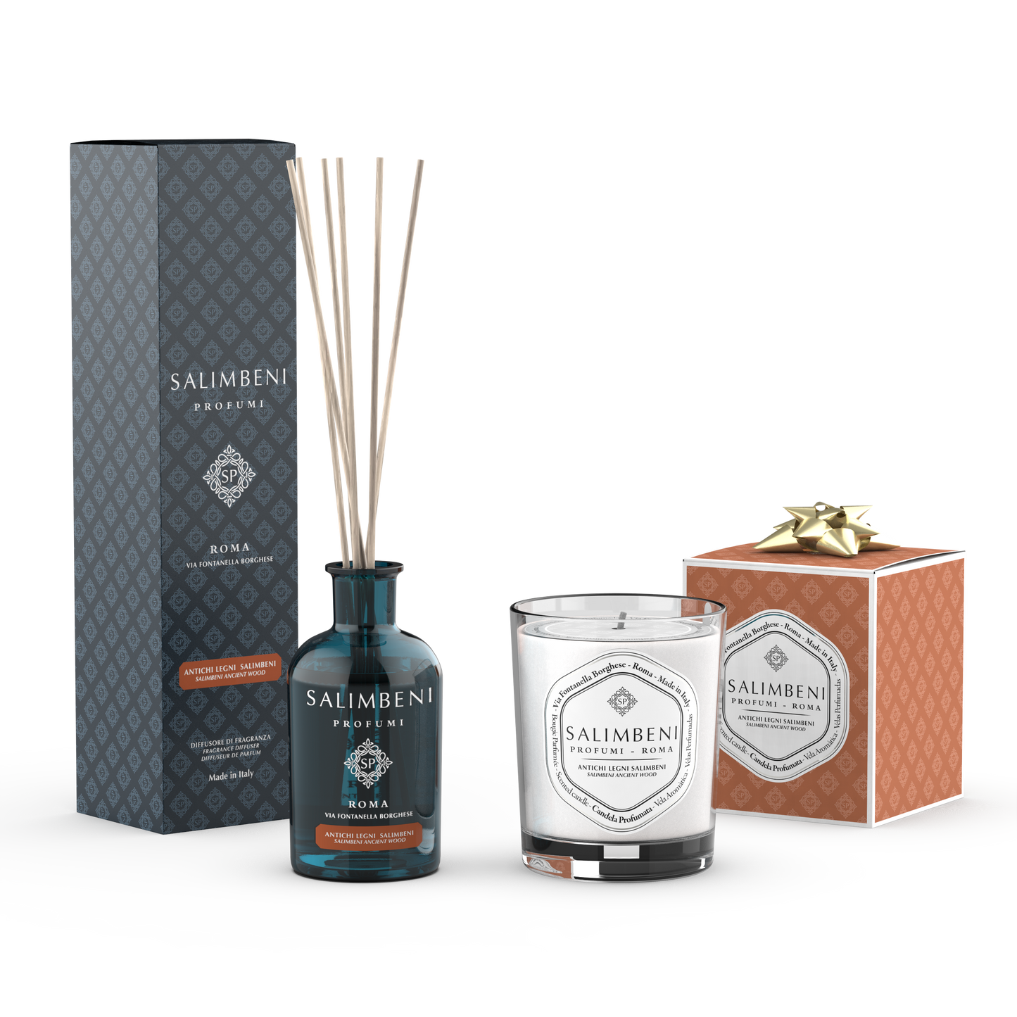 Bois Anciens Salimbeni 100 ml + Bougie Parfumée Bois Anciens Salimbeni en ESSAI GRATUIT