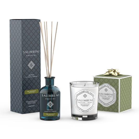 Plantes Aromatiques 100 ml + Bougie Parfumée Plantes Aromatiques en ESSAI GRATUIT