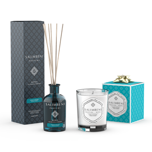 Fleurs en Riviera 100 ml + Bougie Parfumée Fleurs en Riviera en ESSAI GRATUIT