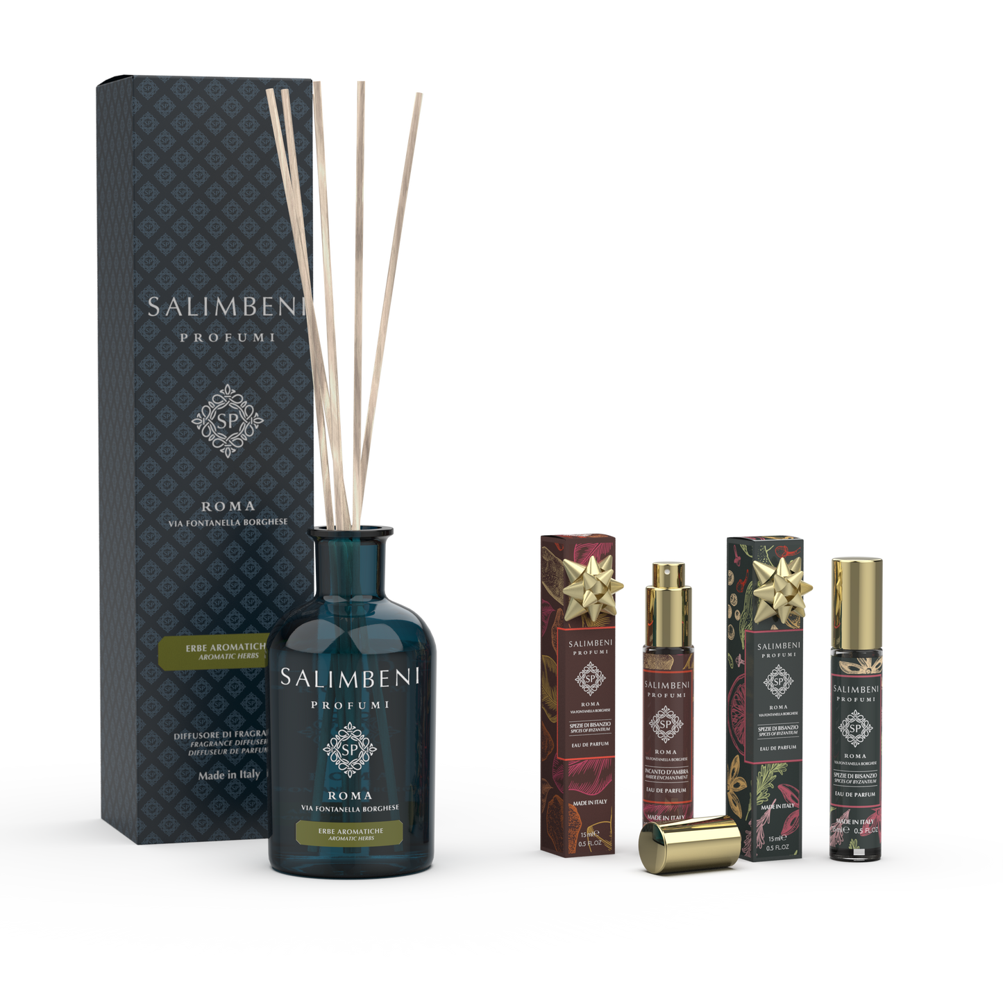 Diffuseur 250 ml DE VOTRE CHOIX + Deux Parfums Format Voyage (Magie d'Ambre + Épices  Byzantines) en Essai Gratuit