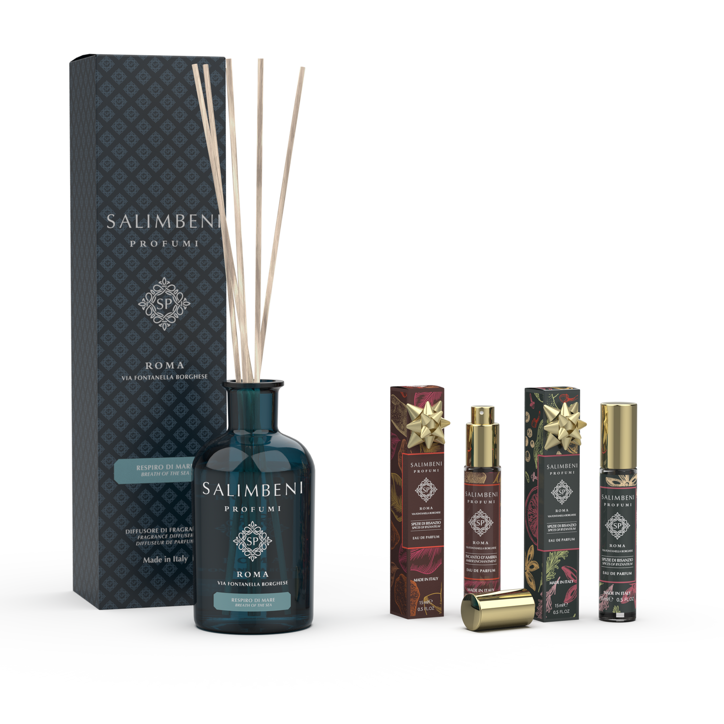 Diffuseur 250 ml DE VOTRE CHOIX + Deux Parfums Format Voyage (Magie d'Ambre + Épices  Byzantines) en Essai Gratuit