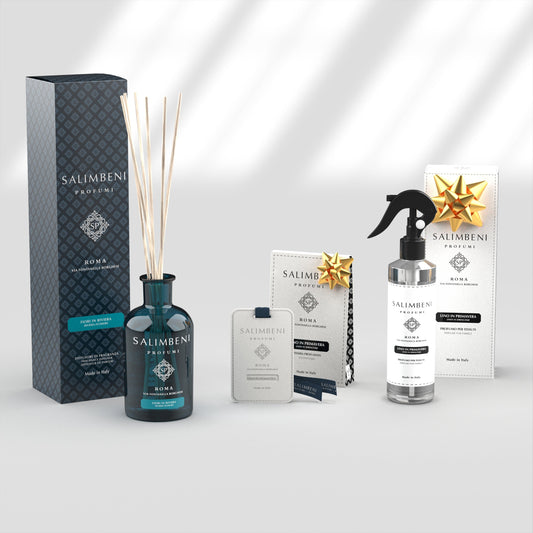 Bloemenrivièra 250 ml + Textielspray 150 ml - Linnen in de Lente + Geurkaarten (3 stuks) - Linnen in de Lente