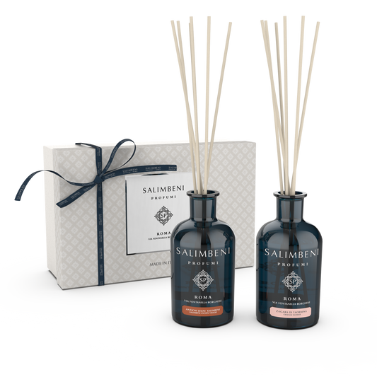 Coffret Cadeau 2 Parfums d'Ambiance 250 ml (Bois Anciens + Oranger de Taormine)