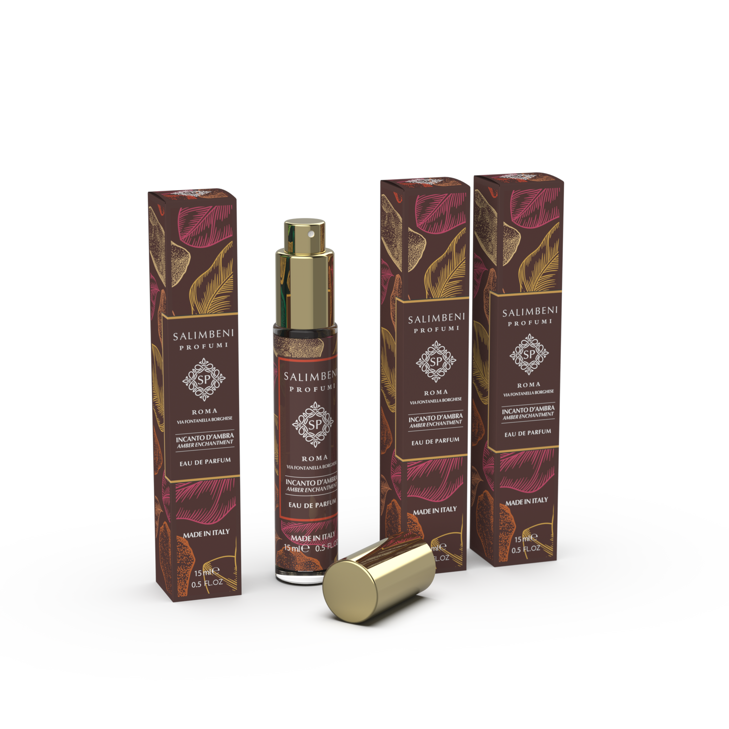 Reisparfum Set 45 ml: 3 Reisparfum - Amber Betovering