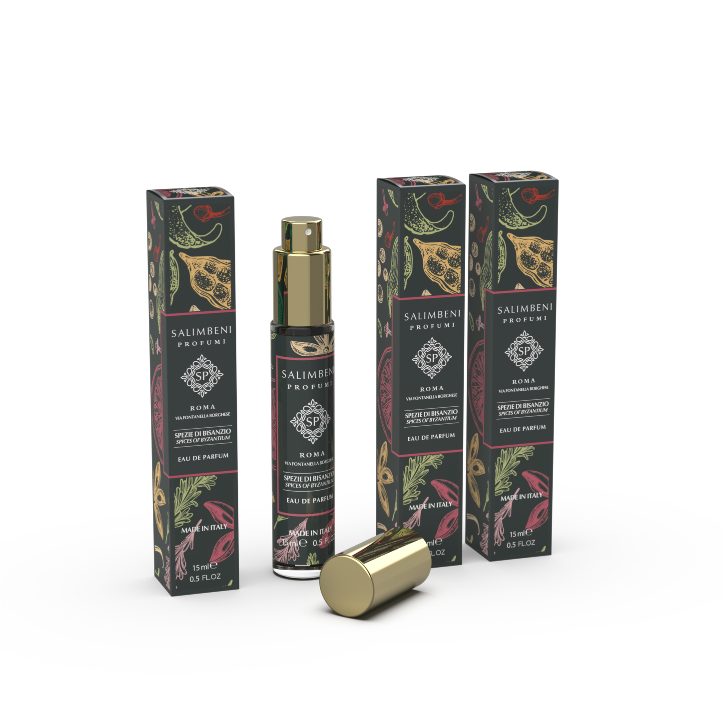 Reisparfum Set 45 ml: 3 Reisparfum - Kruiden van Byzantion