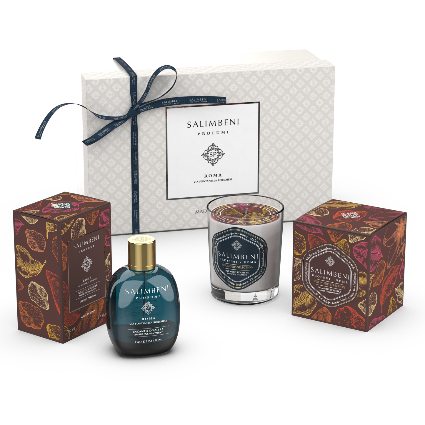 Coffret Cadeau DE VOTRE CHOIX (Eau de Parfum 100 ml + Bougie Parfumée Founders Selection 190gr)