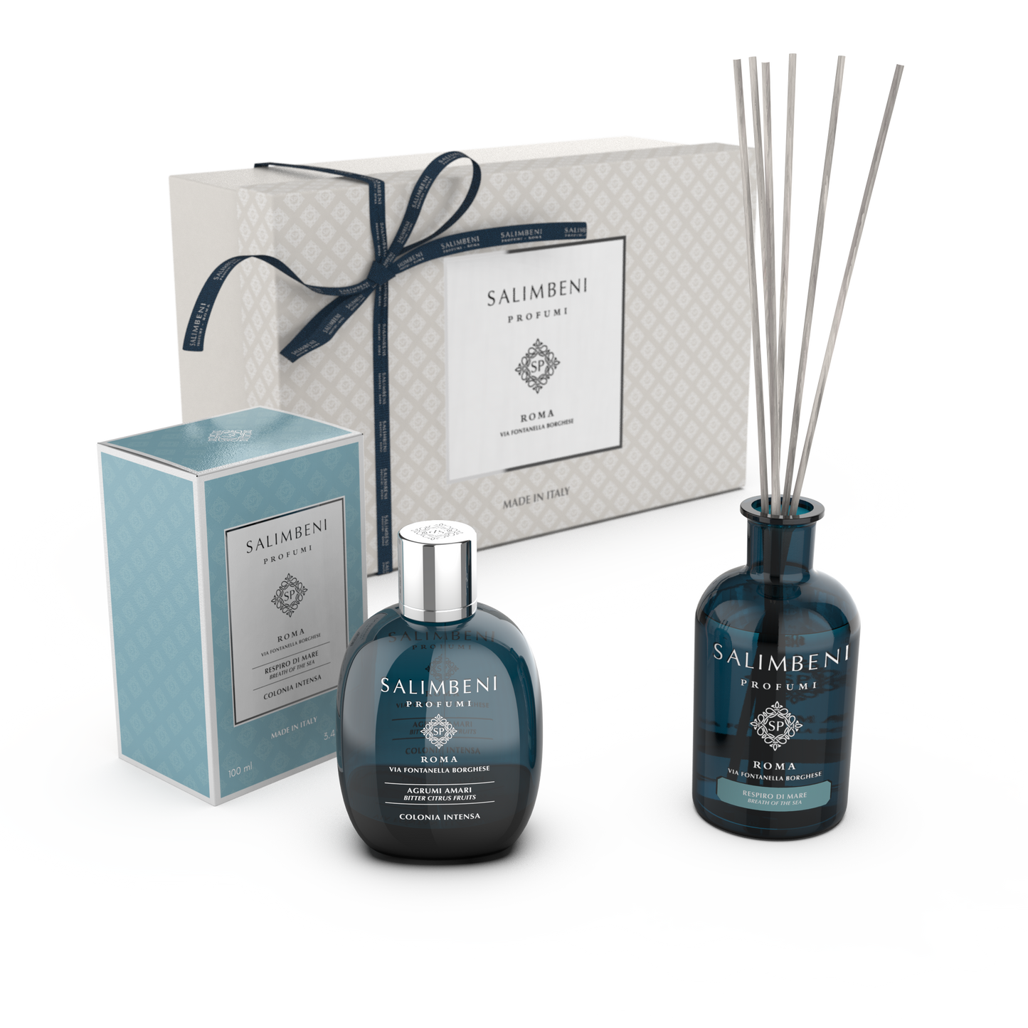 Coffret Cadeau DE VOTRE CHOIX (Eau de Cologne Intense 100 ml + Diffuseur de 100 ml)