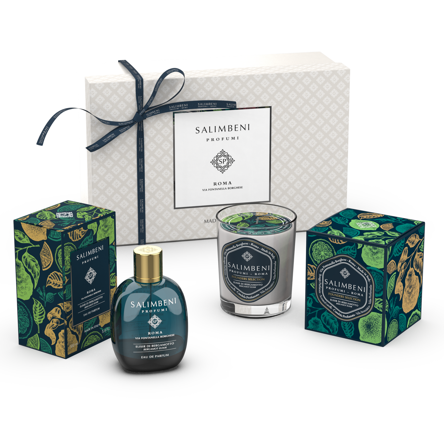 Coffret Cadeau DE VOTRE CHOIX (Eau de Parfum 100 ml + Bougie Parfumée Founders Selection 190gr)