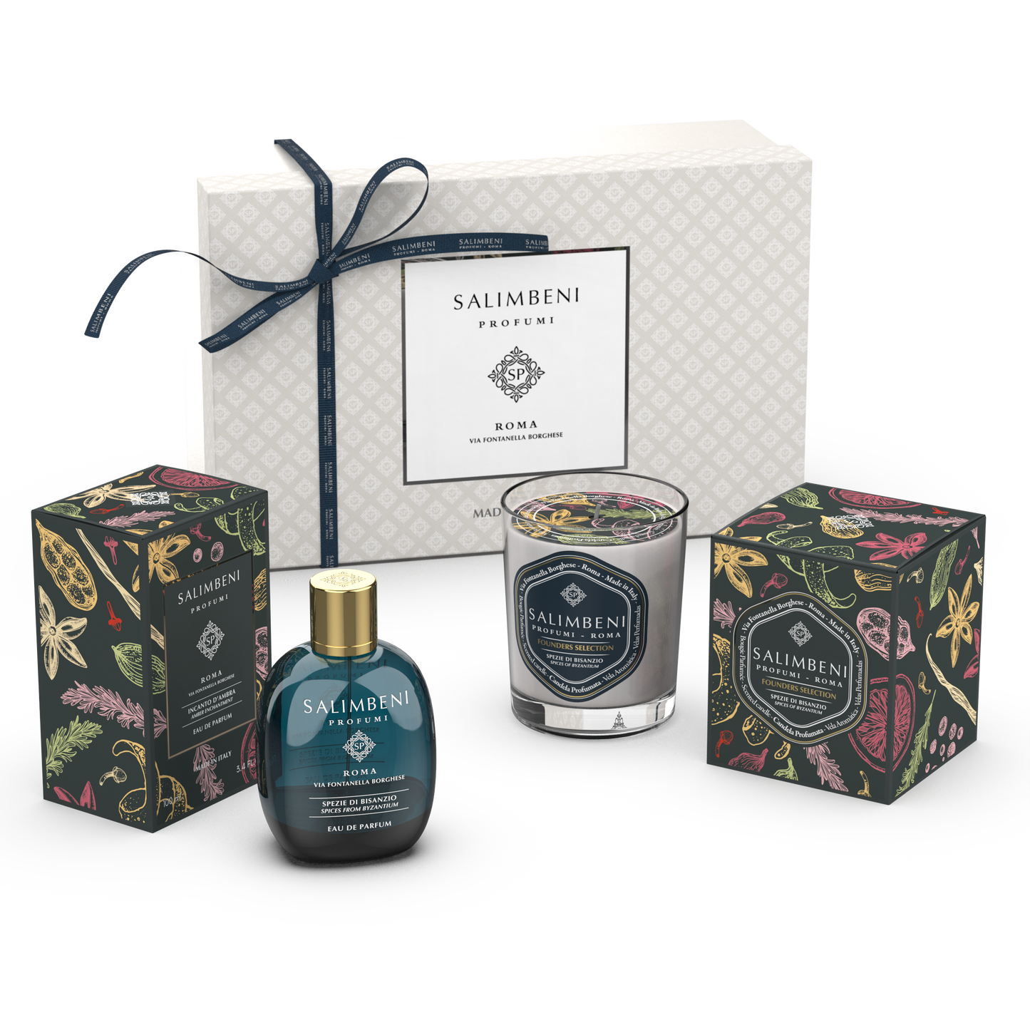 Coffret Cadeau DE VOTRE CHOIX (Eau de Parfum 100 ml + Bougie Parfumée Founders Selection 190gr)