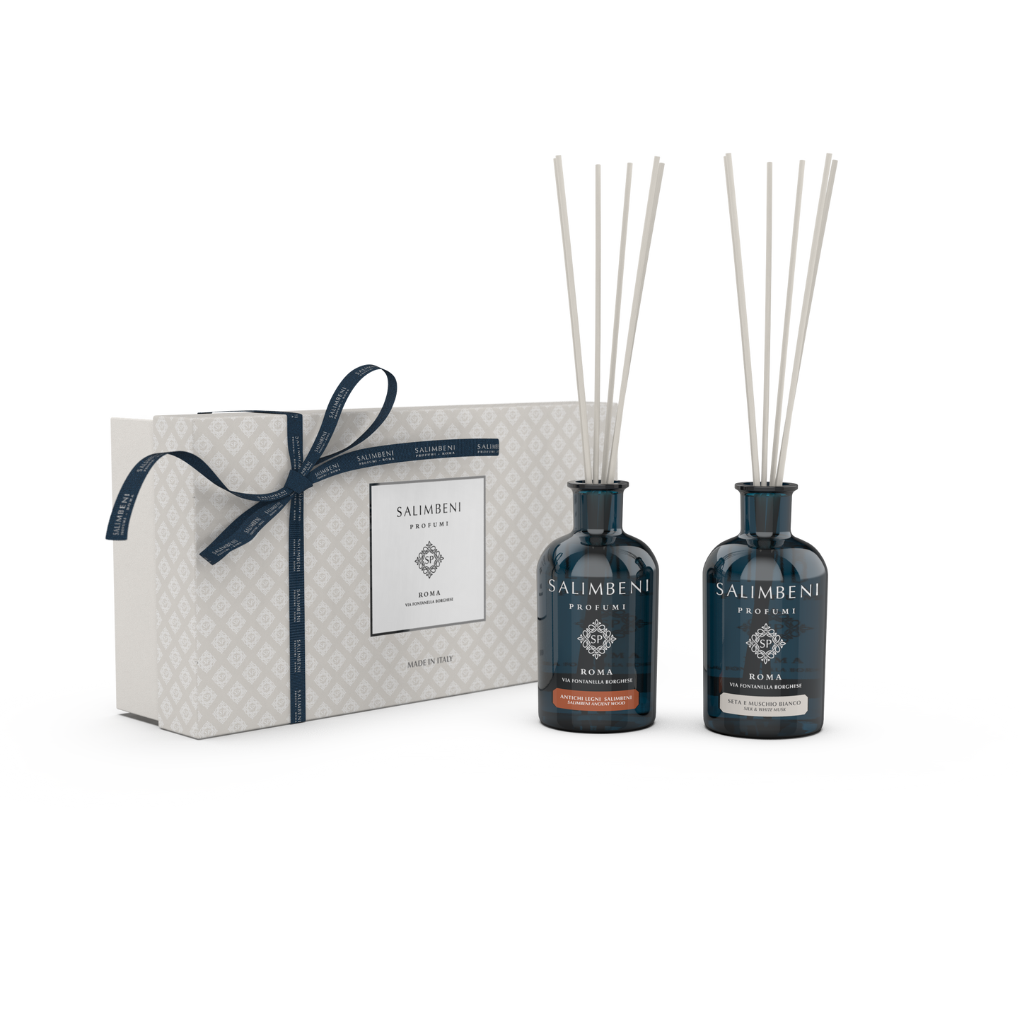 Coffret Cadeau DE VOTRE CHOIX (Bois Anciens Salimbeni 100 ml + Diffuseur de 100 ml de votre choix)