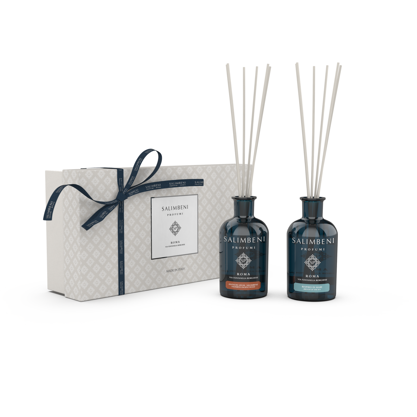 Coffret Cadeau DE VOTRE CHOIX (Bois Anciens Salimbeni 100 ml + Diffuseur de 100 ml de votre choix)
