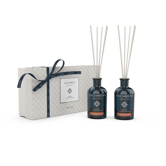 Coffret Cadeau DE VOTRE CHOIX (Bois Anciens Salimbeni 100 ml + Diffuseur de 100 ml de votre choix)