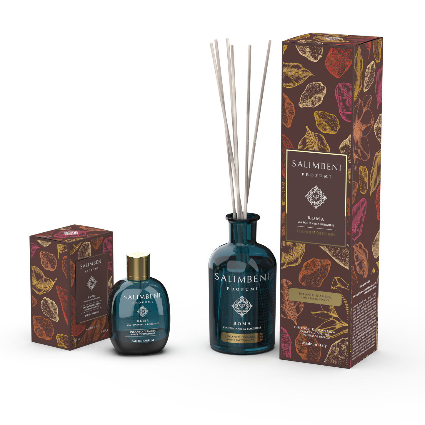 Eau de Parfum 100 ml + Diffuseur à Bâtonnets 250 ml (FRAGRANCE DE VOTRE CHOIX)