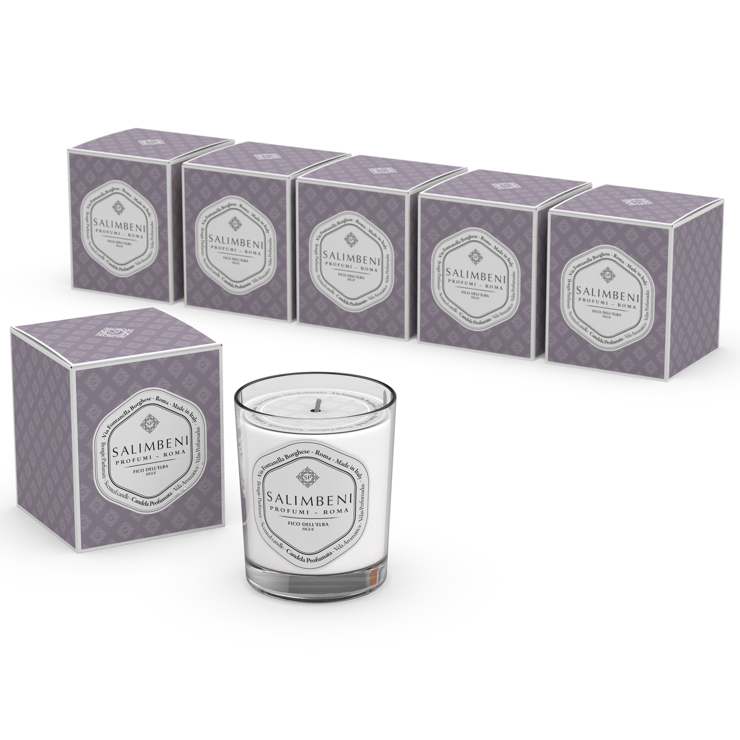 6 Bougies Parfumées 190gr (FRAGRANCE DE VOTRE CHOIX)