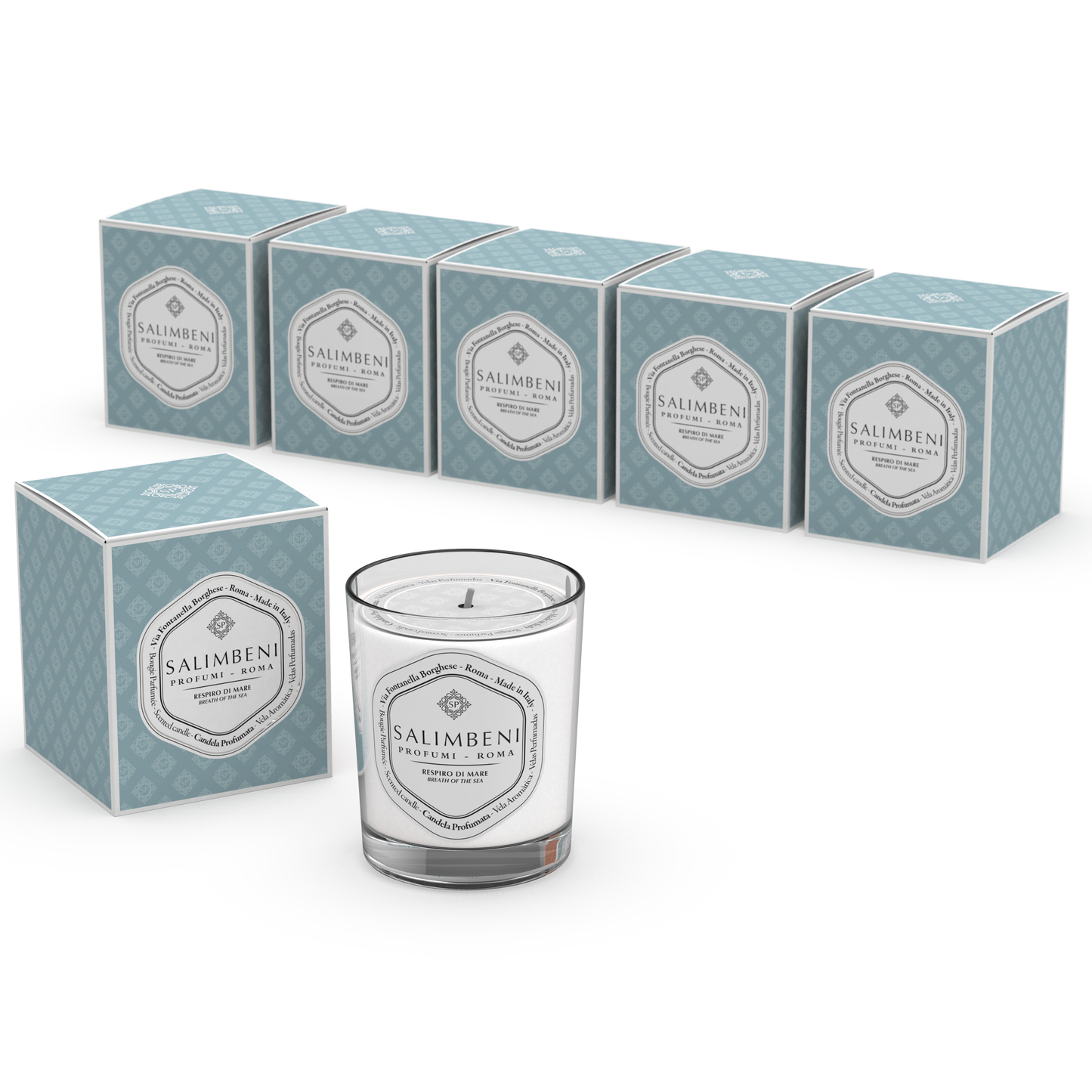 6 Bougies Parfumées 190gr (FRAGRANCE DE VOTRE CHOIX)