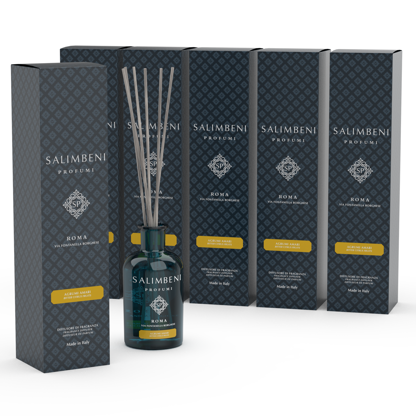 6 Diffuseurs à Bâtonnets de 250 ml (FRAGRANCE DE VOTRE CHOIX)