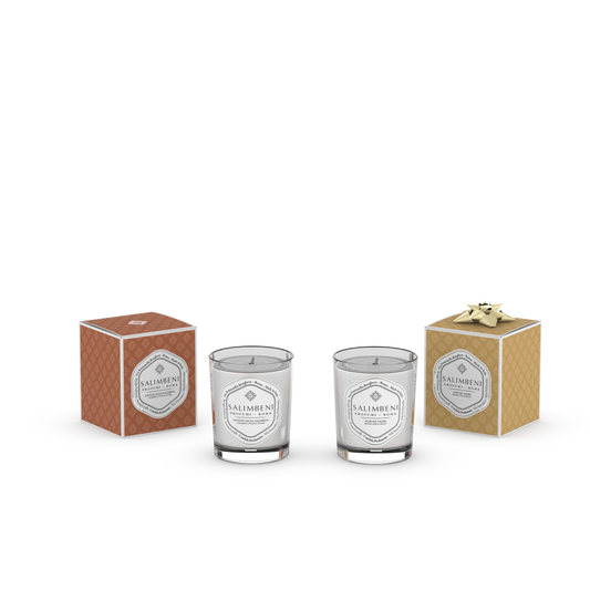 Geurkaars Salimbeni Antiek Hout + Geurkaars Bittere Citrus om GRATIS TE PROBEREN
