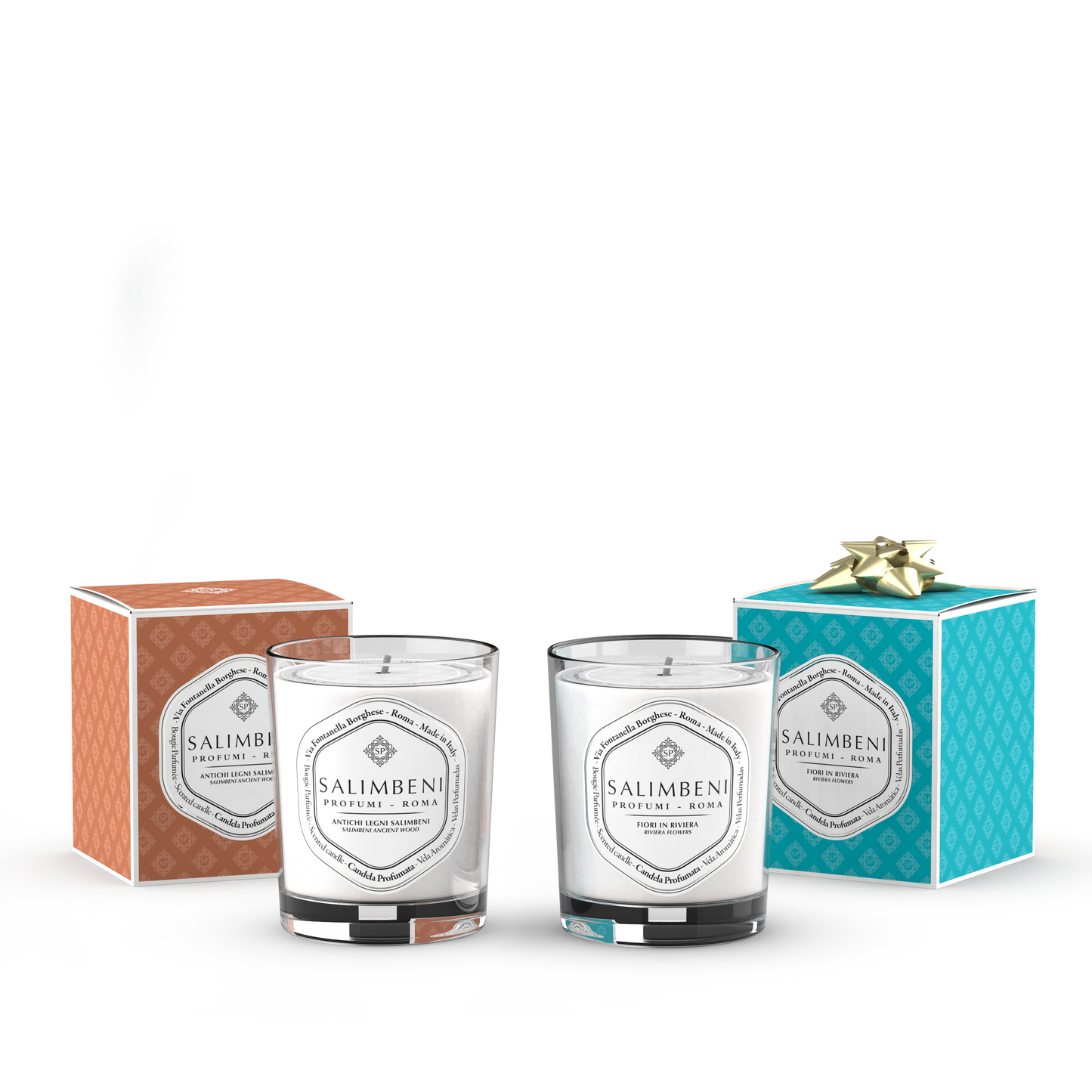 Bougie Parfumée Bois Anciens Salimbeni + Bougie Parfumée Fleurs en Riviera en ESSAI GRATUIT