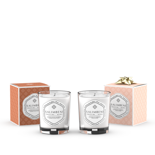 Bougie Parfumée Bois Anciens Salimbeni + Bougie Parfumée Oranger de Taormine en ESSAI GRATUIT