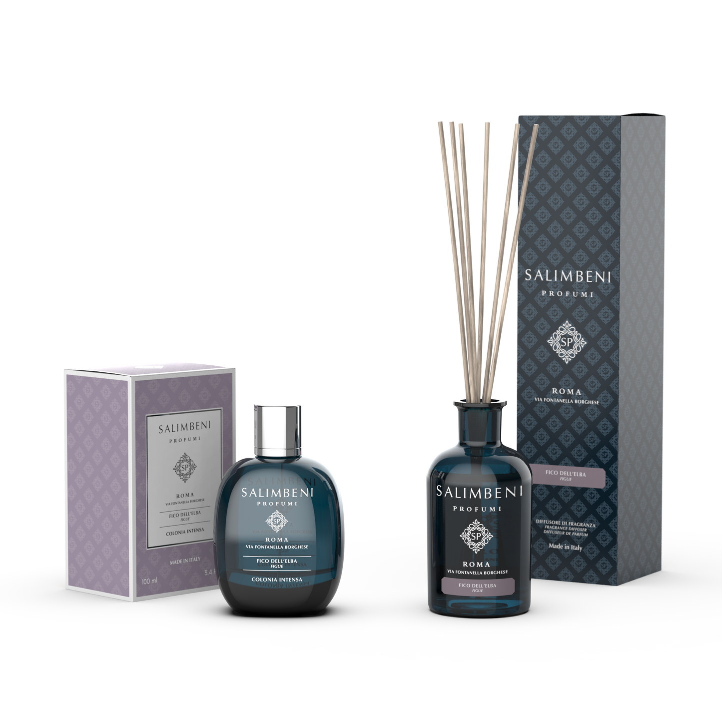 Eau de Cologne Intense + Diffuseur à Bâtonnets de 100 ml (FRAGRANCE DE VOTRE CHOIX)