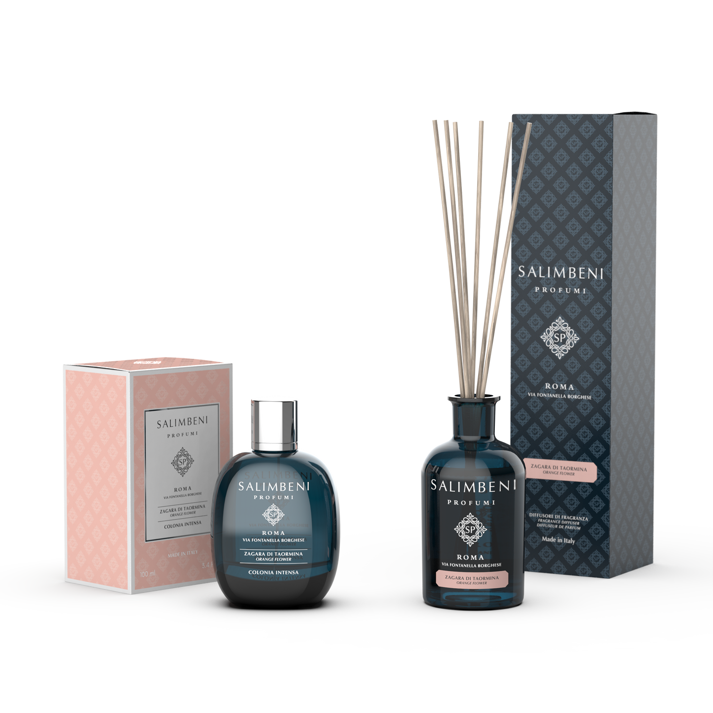 Eau de Cologne Intense + Diffuseur à Bâtonnets de 100 ml (FRAGRANCE DE VOTRE CHOIX)