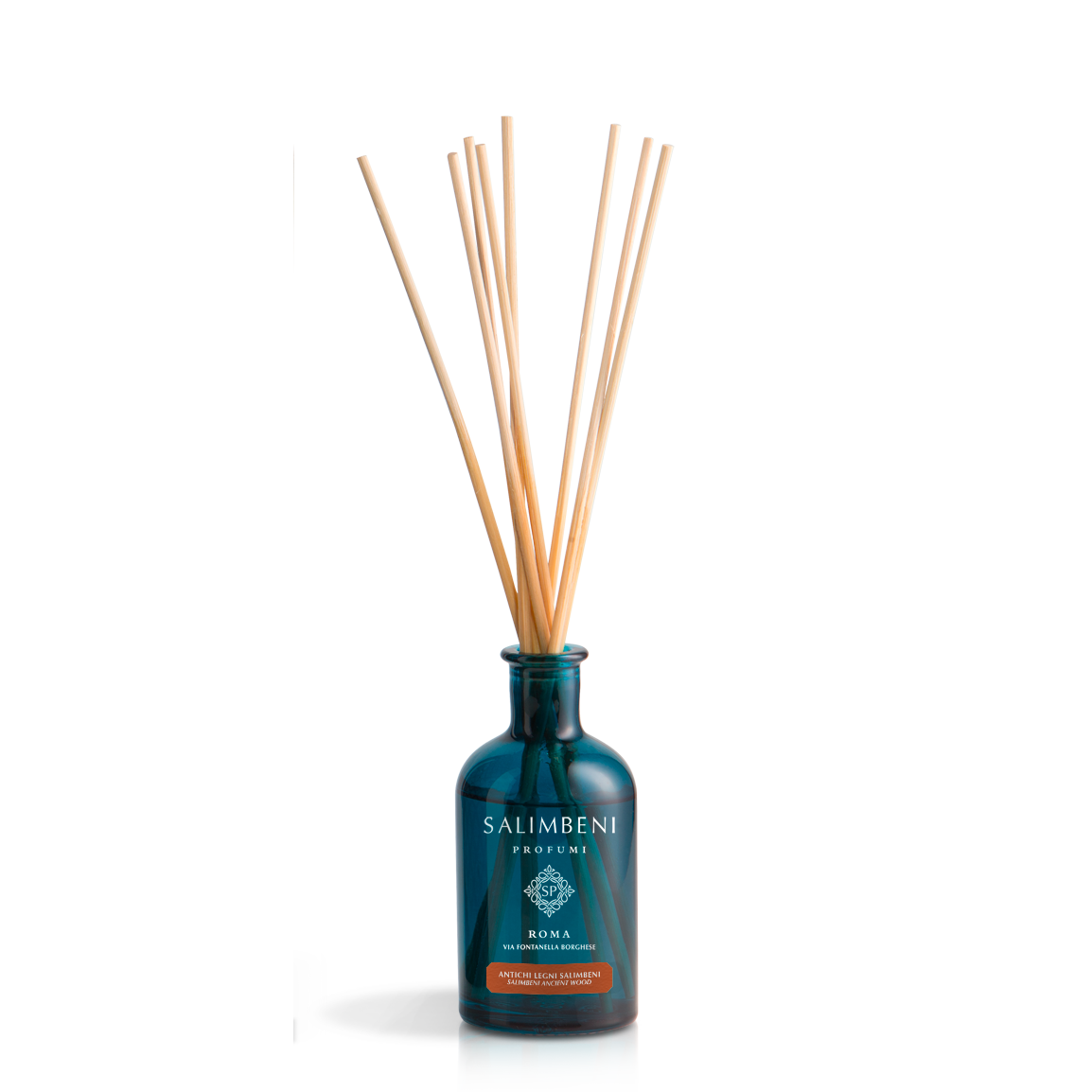Coffret Cadeau Bois Anciens Salimbeni  (Diffuseur pour Voiture PREMIUM en Bois + Diffuseur à bâtonnets 100 ml + Diffuseur à bâtonnets 250 ml)