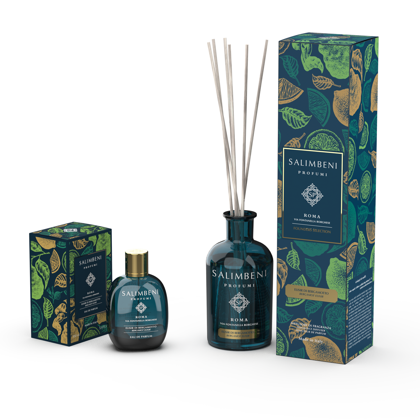 Eau de Parfum 100 ml + Diffuseur à Bâtonnets 250 ml (FRAGRANCE DE VOTRE CHOIX)