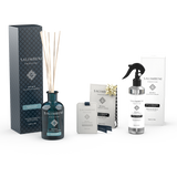 Diffuseur à Bâtonnets de 250 ml DE VOTRE CHOIX + Parfum Textile en Spray - Le Lin au Printemps en ESSAI GRATUIT + Cartes Parfumées pour les Armoires - Le Lin au Printemps en ESSAI GRATUIT
