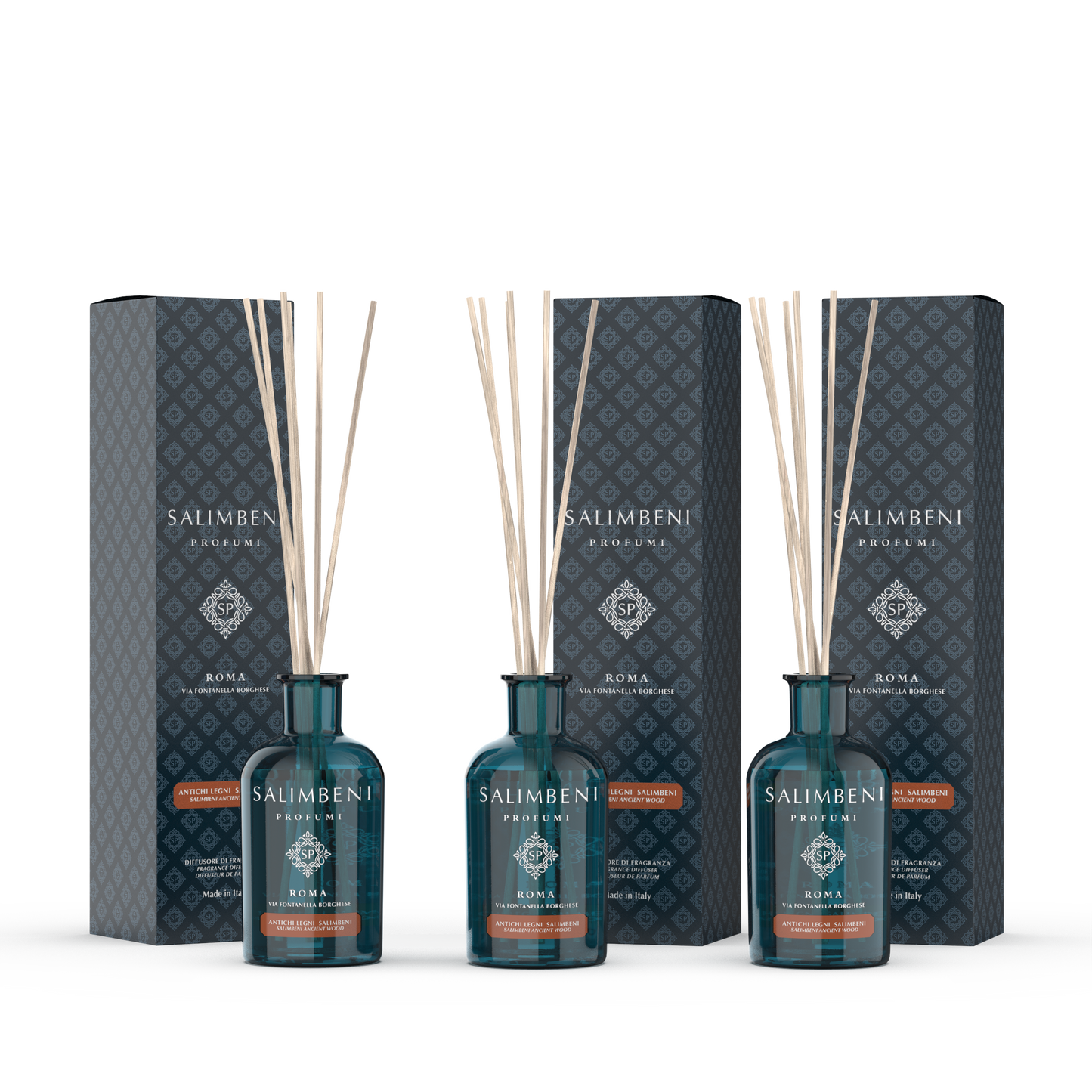 3 Diffuseurs à Bâtonnets de 100 ml (FRAGRANCE DE VOTRE CHOIX)