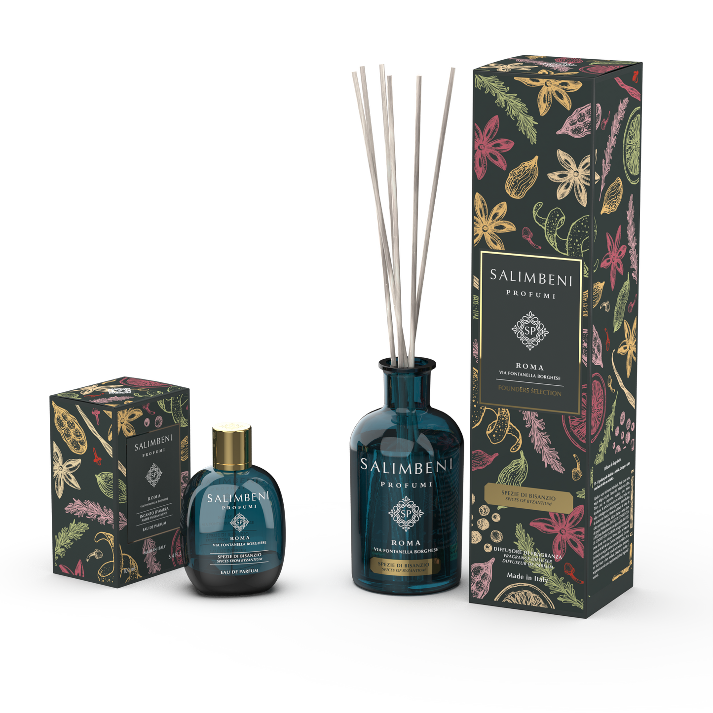 Eau de Parfum 100 ml + Diffuseur à Bâtonnets 250 ml (FRAGRANCE DE VOTRE CHOIX)